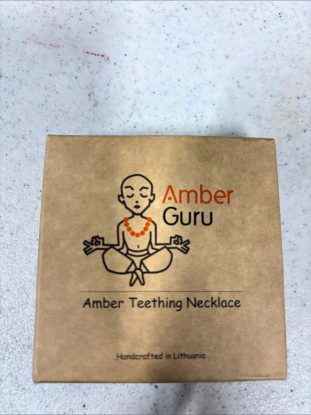 Amber Guru Amber Teething Necklace Brown NWT